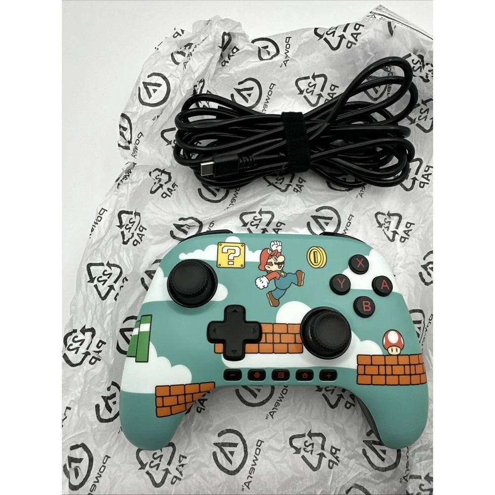 Power A Advantage Wired Controller for Nintendo Switch 2 Mario Open Box